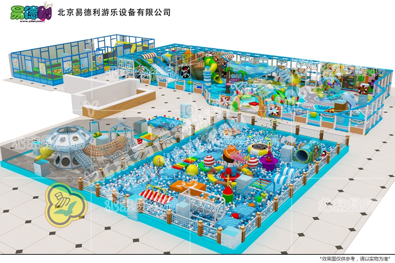 安徽阜陽海洋係列（liè）淘氣堡設備