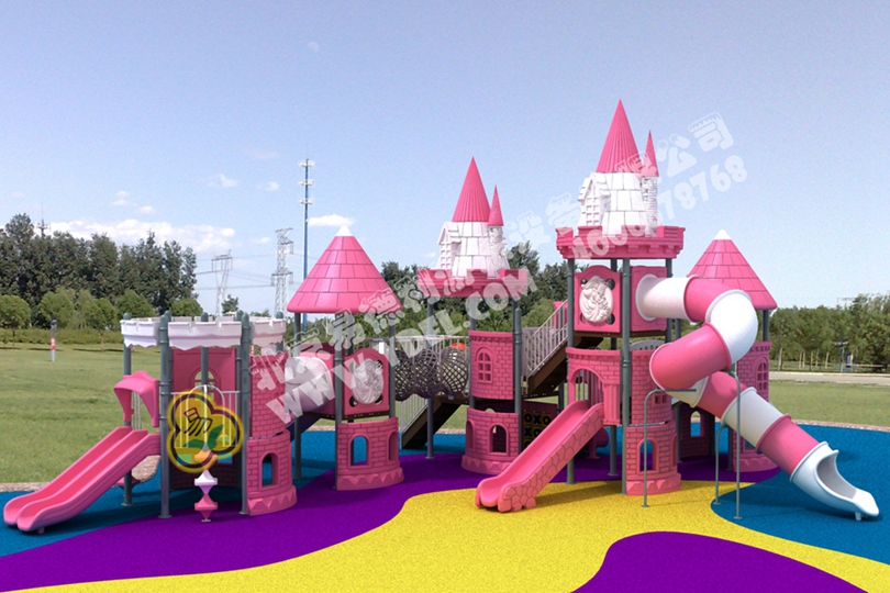 北京朝陽（yáng）幼兒園戶外兒童城（chéng）堡滑梯