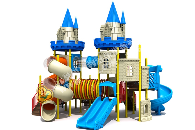 幼兒園戶（hù）外兒（ér）童城（chéng）堡滑梯八