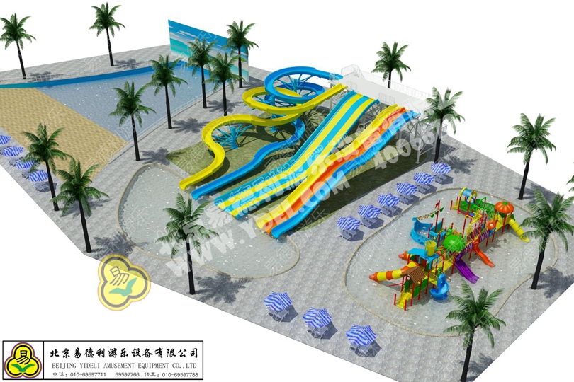 戶外水上樂園滑道設（shè）備