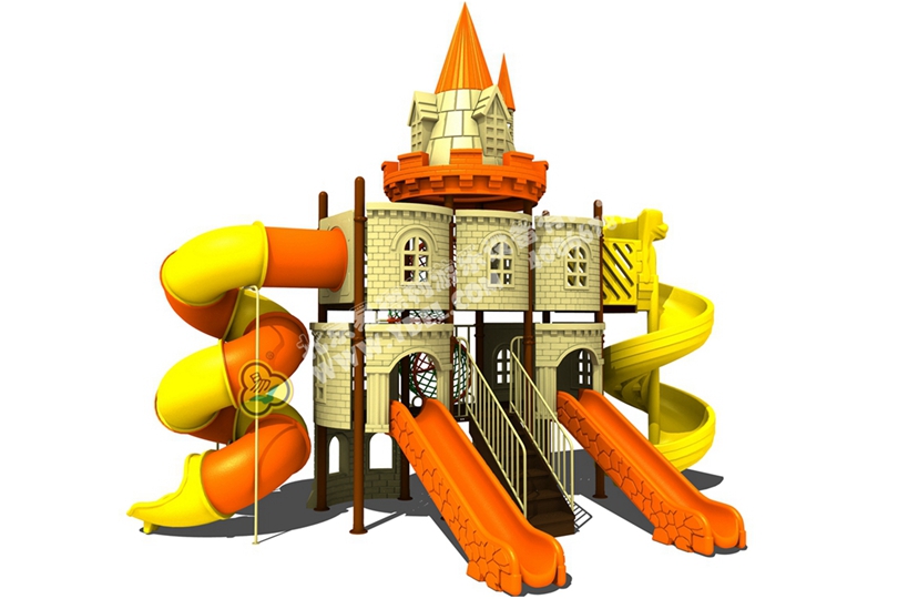 河南幼兒園戶外兒童城堡（bǎo）滑梯