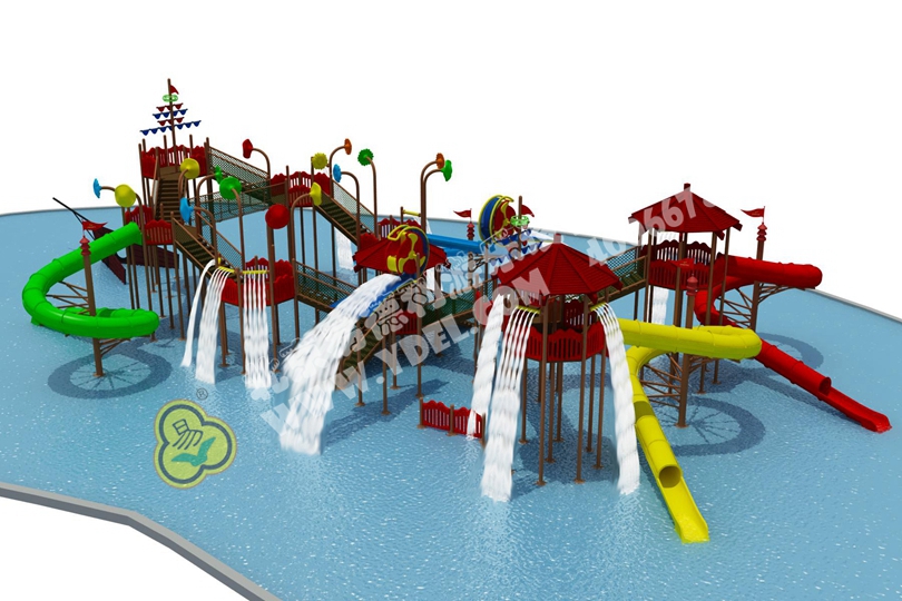 戶外兒童水上樂園滑（huá）梯設備
