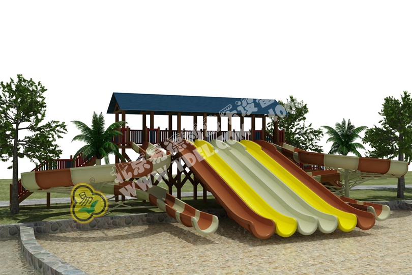 戶外多（duō）滑道水上滑梯設備（bèi）