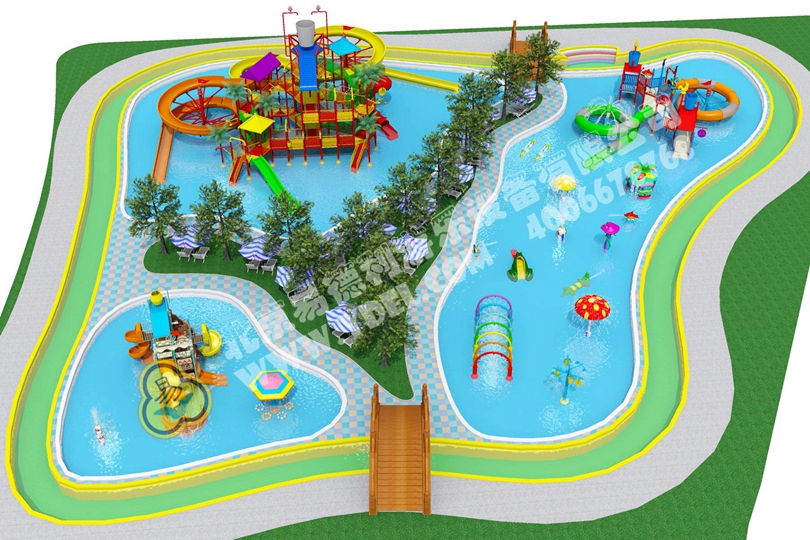 戶外兒（ér）童水上滑梯設備