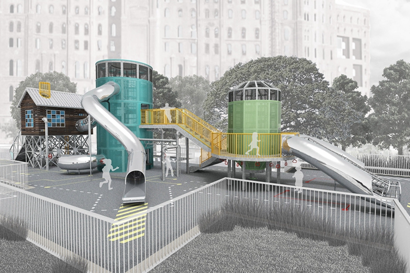 戶外非標定製滑梯係列