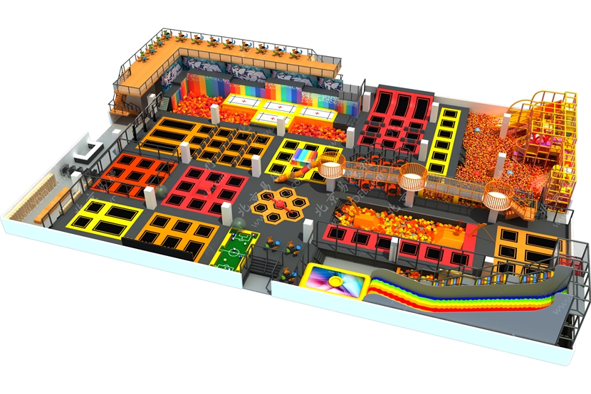 室內大型蹦床館