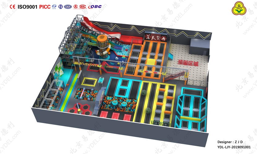 室內兒童蹦（bèng）床公園