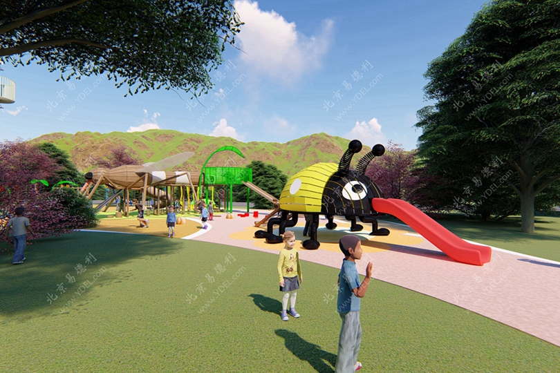 山東戶外兒童遊（yóu）樂園（yuán）非標定製設備